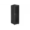 Rack skapis LANBERG FF01-6842-23BL 42U brīvi stāvošs, 2127.5×600×800 mm, IP20, atslēgas slēdzene, riteņi