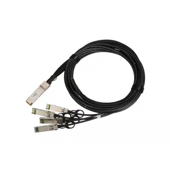 Extralink QSFP+ DAC kabelis 40Gbps uz 4×10Gbps, 3 m, 30AWG, QSFP+ vīriešu savienotāji