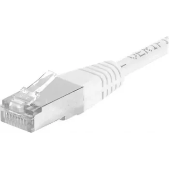 Tīkla kabelis Dexlan 858360 0.5m Cat6a S/FTP Balts