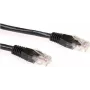 Ewent 1.0m Cat6 UTP tīkla kabelis Melns 1 m U/UTP (UTP)