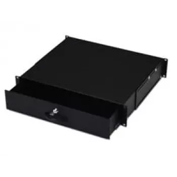 Bīdāma tastatūras paplāte ar dokumentu glabātuvi Digitus DN-19 KEY-2U-SW