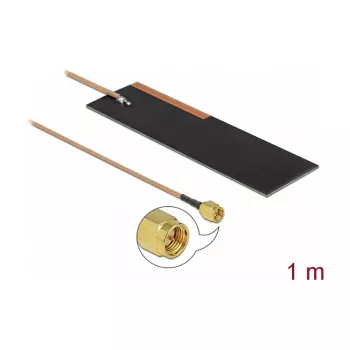 Antena DeLOCK 12620 LPWAN NB-IoT 2 dBi SMA vīrišķais 1 m