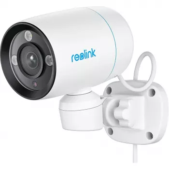 PoE kamera Reolink P330P 4MP — nakts redzamība, kustību detekcija