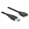 USB kabelis DeLOCK 83599 USB 3.2 Gen 1 3m USB A Micro-USB B Melns