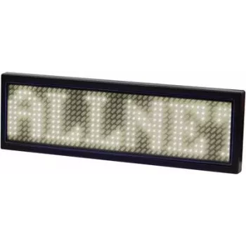 ALLNET programmējams elektroniskais vārda uzraksts, balts (ALLNTAGWv2)