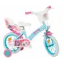 Bērnu velosipēds Toimsa TOI1497 14 collu, My Little Pony, 4–6 gadi, ar sānu atbalsta riteņiem