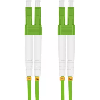 Šķiedru optikas lēciena kabelis helos LWL 50/125µm OM5 LC 15m Duplex