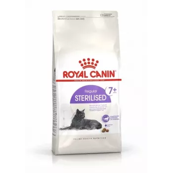 Sausā barība kaķiem Royal Canin Sterilised 7+ Adult Poultry 3,5 kg – nobriedušiem sterilizētiem kaķiem, 36% olbaltumvielu, 12% tauku