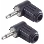 shiverpeaks BS51100-W2 vadu savienotājs 3.5 mm Melns Vīrišķais 2 gab.