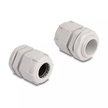 Kabeļa blīvslēgs M25 DELOCK 10 gab., plastmasa, pelēks