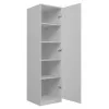 Garderobe Top e Shop SD-50 BI ar 5 plauktiem, 1 durvīm, balts rāmis