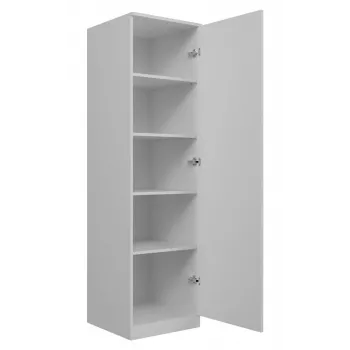 Garderobe Top e Shop SD-50 BI ar 5 plauktiem, 1 durvīm, balts rāmis