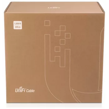 Tīklošanas kabelis Ubiquiti U-Cable-C6-CMP U/UTP Cat6 305m Balts