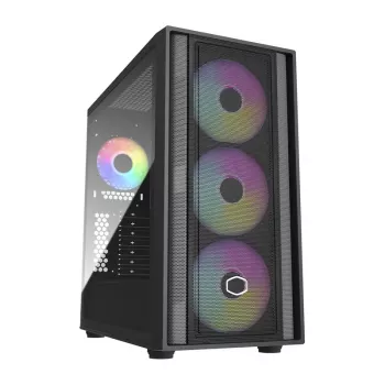 PC korpuss Cooler Master MasterBox 600 Desktop Melns