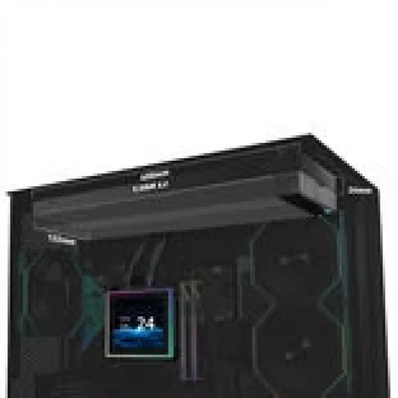 AiO šķidruma dzesētājs Lian Li HydroShift II LCD-S 360mm — RGB LCD displejs, bez ventilatoriem