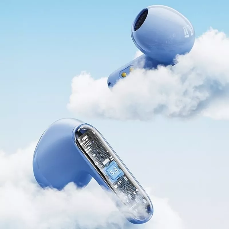 Awei T85 Bluetooth 5.3 ENC TWS austiņas zilā krāsā