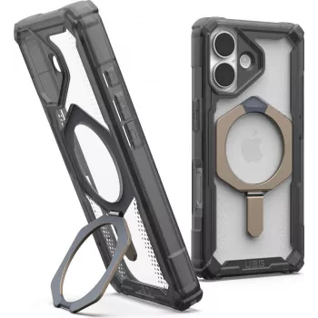 UAG Urban Armor Gear Plasma XTE MagSafe Statīva Maciņš | Apple iPhone 17 | pelnu (caurspīdīgs)/titāns | 114526113136
