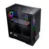 Korpuss GOLDEN TIGER Buffalo M730i Melns Midi Tower ATX/micro ATX BUFFALOM730I