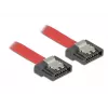 SATA kabelis DeLOCK 0.3m SATA III 7-pin Sarkans