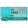 Vannas paklājs Beldray LA032647LGRYUFFEU7 Antibac Chevron memory foam, antibakteriāls, pelēks