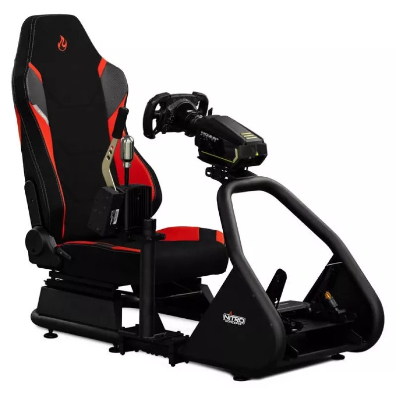 Spēļu krēsls Nitro Concepts S-Racer GAZU-1012 — ergonomisks, regulējami roku balsti