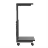 CPU ratiņu statīvs ar NanoRS plauktu, 80kg max, regulējams augstums 550~850mm, RS430