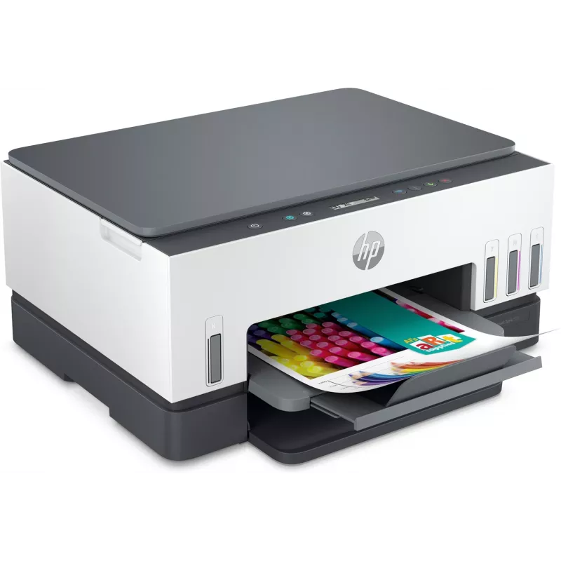 Daudzfunkciju printeris HP Smart Tank 670 — termālā tintes, krāsu, A4, Wi‑Fi/Bluetooth, duplekss, 4800x1200 DPI