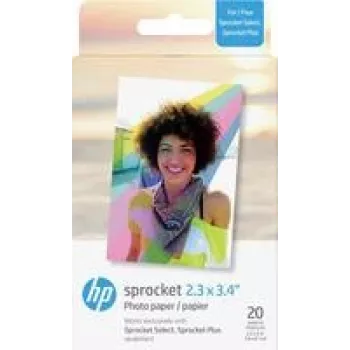 Fotopapīrs HP Sprocket Plus 5,8 x 8,6 cm (20 loksnes) momentdrukāšanai no mobilā
