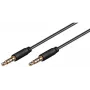 Microconnect IPOD016 audio kabelis 2 m 3,5 mm Melns