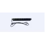 MicroConnect CABINETACC23 strāvas sadalītājs (PDU) 8 kontaktligzdas 1U Melns