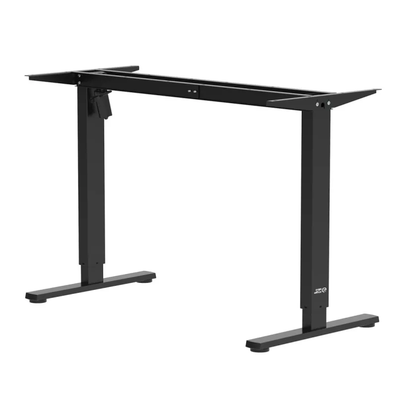 Ergo Office elektriski regulējams augstuma galds, max augstums 1160mm, max slodze 80kg, bez darba virsmas, melns, ER-400 B