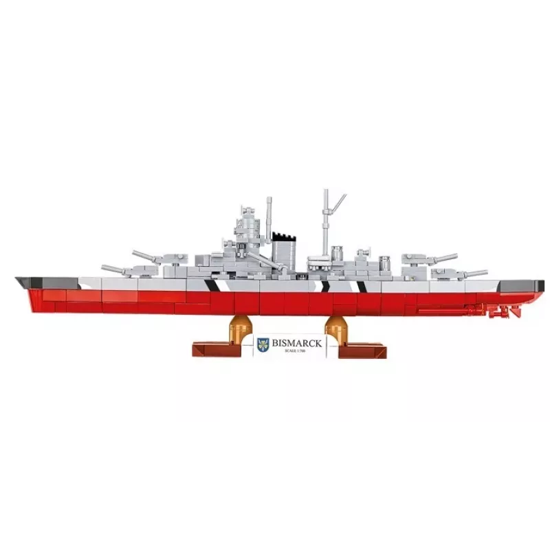 Konstruktors Cobi Kaujas kuģis Bismarck modelis, 590 gabali