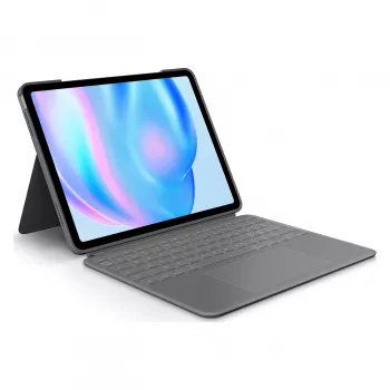 Logitech Combo Touch tastatūras maciņš QWERTY dāņu somu norvēģu zviedru Smart Connector pelēks