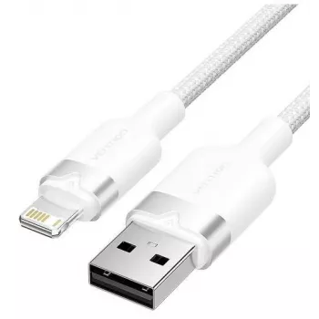 Ventions LANWF Lightning kabelis — 1 m, USB-A uz Lightning, balts