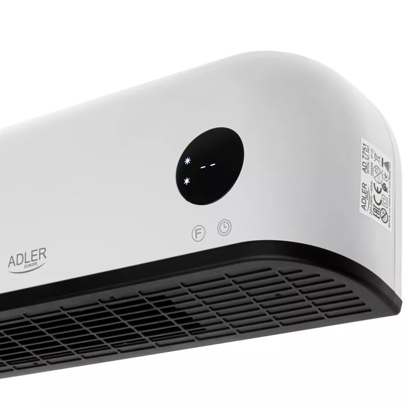 Adler AD 7751 gaisa aizkars Melns, Balts 2000 W