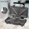 ProfiCook PC-ST 1092 - Sviestmaižu gatavotājs - 900 W - Nerūsējošais tērauds/Melns