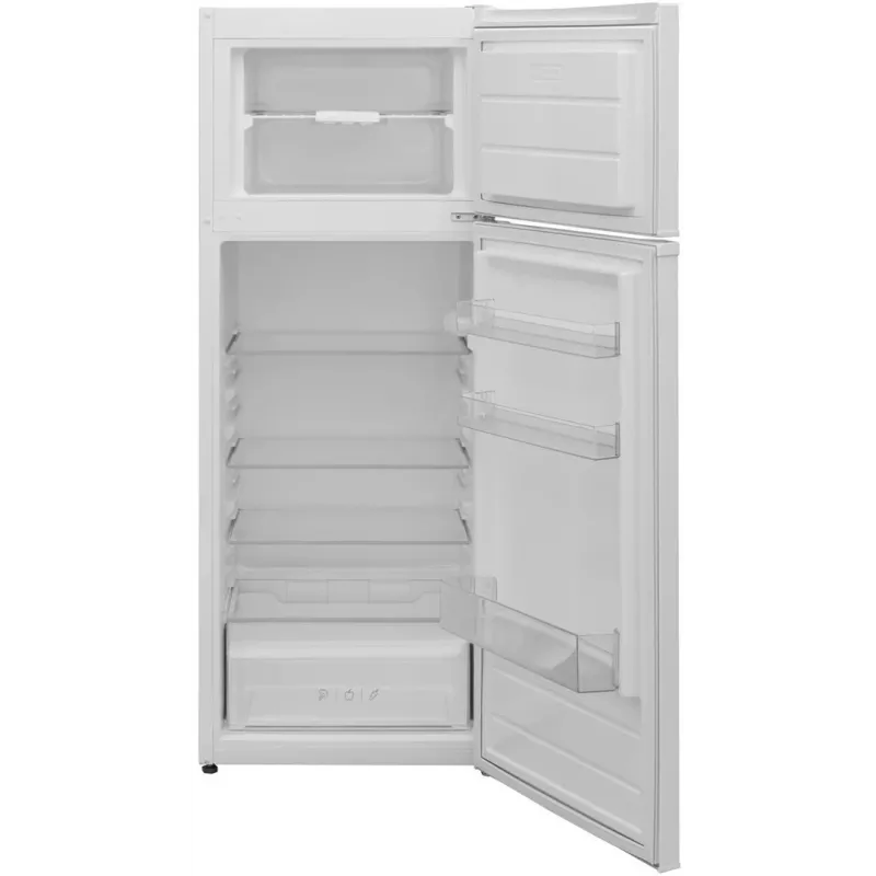 Ledusskapis-saldetava AMICA FD2355.4(E) — 235 L, augšējā saldētava, balta, R600a, brīvi stāvošs, 1450×540×570 mm