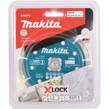Makita Dimanta griešanas disks - Betonam, Granītam, Marmoram - 125 mm - saderīgs ar Makita GA041GM201, XGT GA041GZ