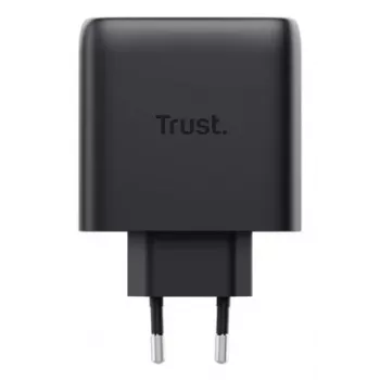 Lādētājs Trust Maxo 65W 2-Port USB-C GaN Ātrais Lādētājs Melns