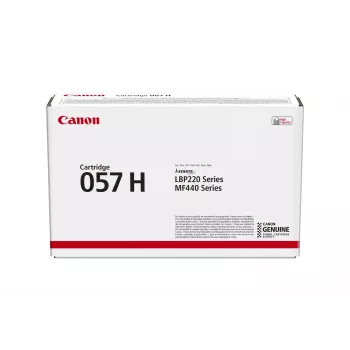 Canon 057H oriģināla melna tonera kasetne, 1 gab., augstas ražības