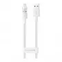 USB kabelis Baseus Silky Series 2,4A 2m Balts