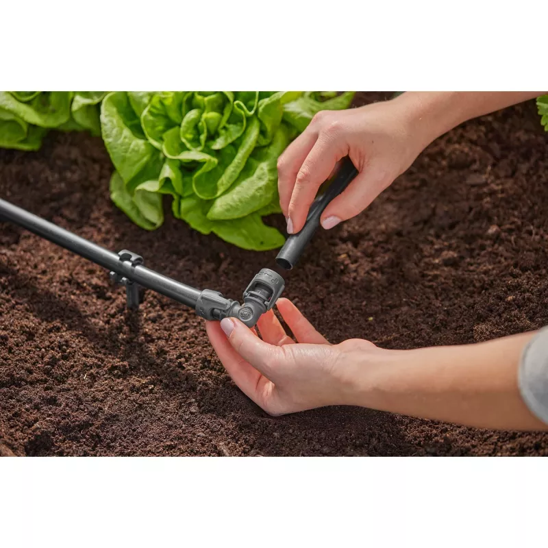 Caurules savienotājs Gardena 13202-20 pilienveida apūdeņošanas sistēmai