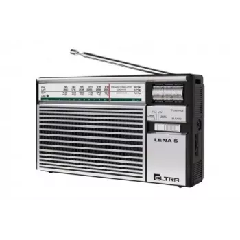 ELTRA Radio LENA 5 USB sudraba krāsā