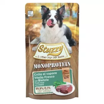 STUZZY Monoproteīna teļa gaļa ar bietēm - mitrā suņu barība - 150g