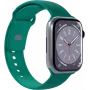 Puro Silikona Pulksteņa Siksniņa Apple Watch 42/44/45/49mm tumši zaļa