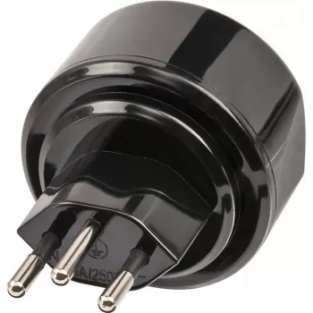 brennenstuhl Adapters Kontaktdakšai – CEE 7/4 (kontaktdakša) uz SEV 1011 (ligzda) 10 A – Lihtenšteina, Šveice (1508642)