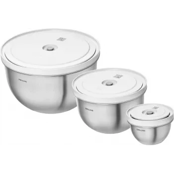 ZWILLING Fresh & Save 6-daļīgs vakuuma bļodu komplekts hermētiskai pārtikas uzglabāšanai