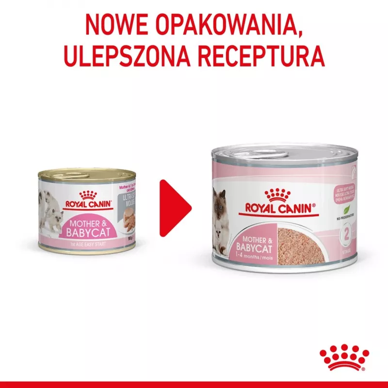 Royal Canin BABYCAT INSTINCTIVE - Slapjā kaķu barība - 195 g