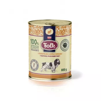 FOLK Tradicionāls poļu truša mielasts - slapjā suņu barība - 800g