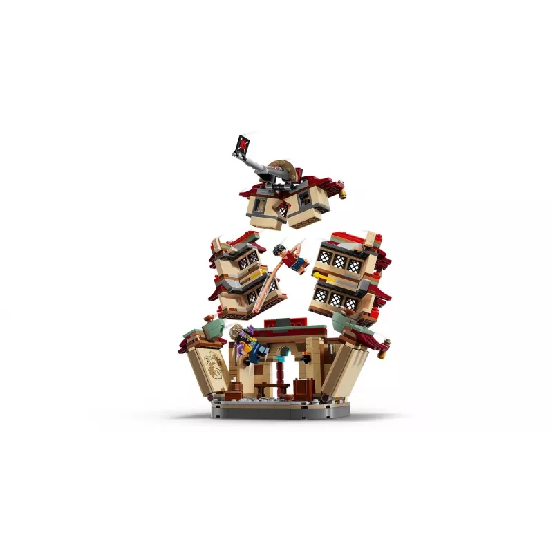 LEGO komplekts One Piece Arlong Parks 75638 — 926 detaļas, 5 minifigūras, ieteicamais vecums 9+, detalizēta ainava